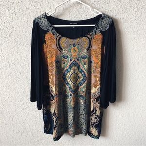 Cha Cha Vente Paisley Top